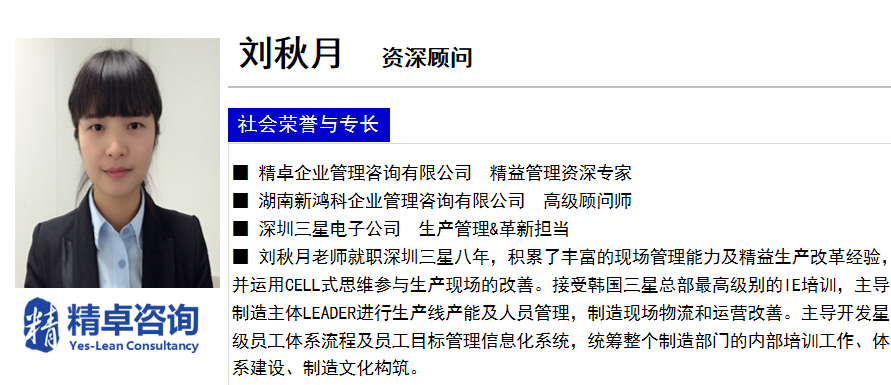 精卓咨詢劉秋月-高級顧問